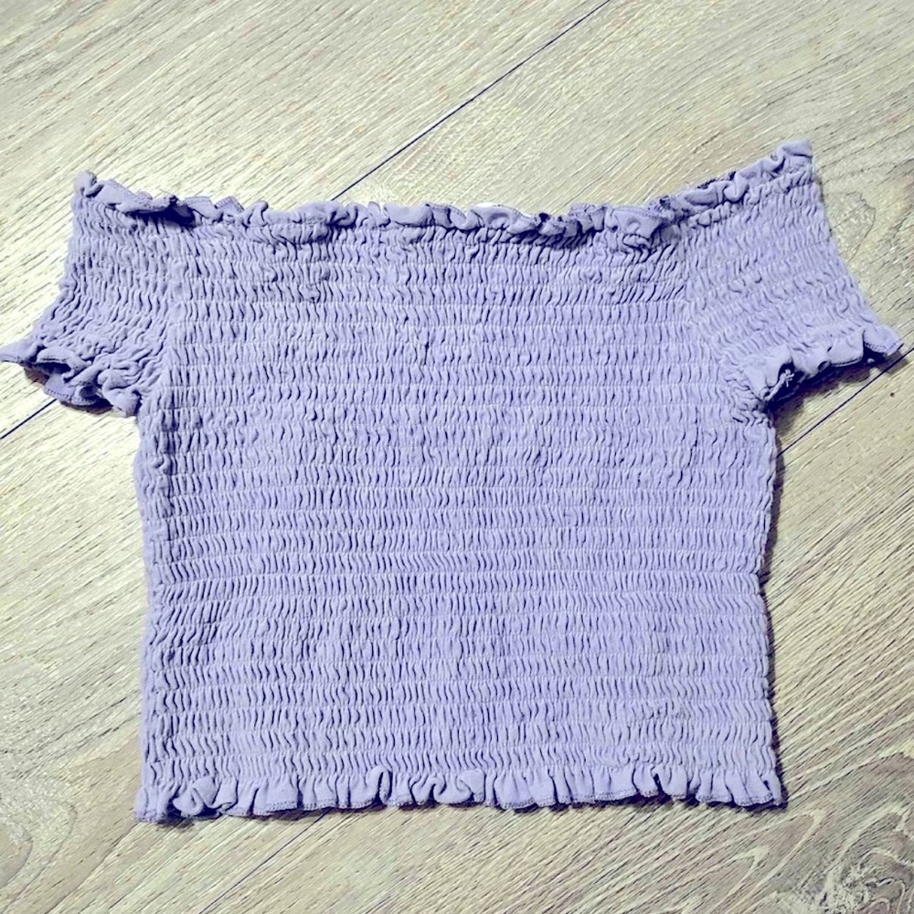 Off the shoulder crop top